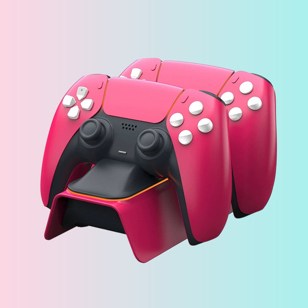 P5 Gaming Controller Dual Charging Dock, P5 Wireless Gaming Controller Charging Dock, P5 Controller Charging Dock TP5-0521