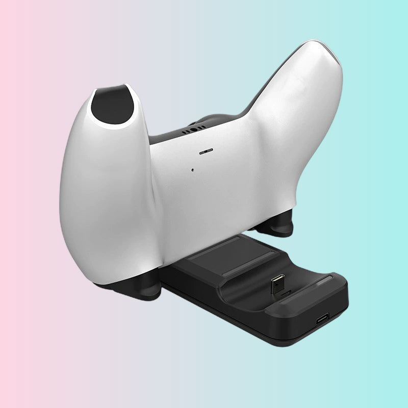 P5S Dual-Charging Dual-Dock PS5 Dual Controller Charging Dock PS5 Wireless Controller Charger HBP-262