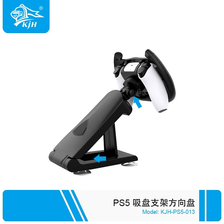 PS5 Steering Wheel Stand for P5 Controller_PS5 Controller Steering Wheel Mount with Suction Cup