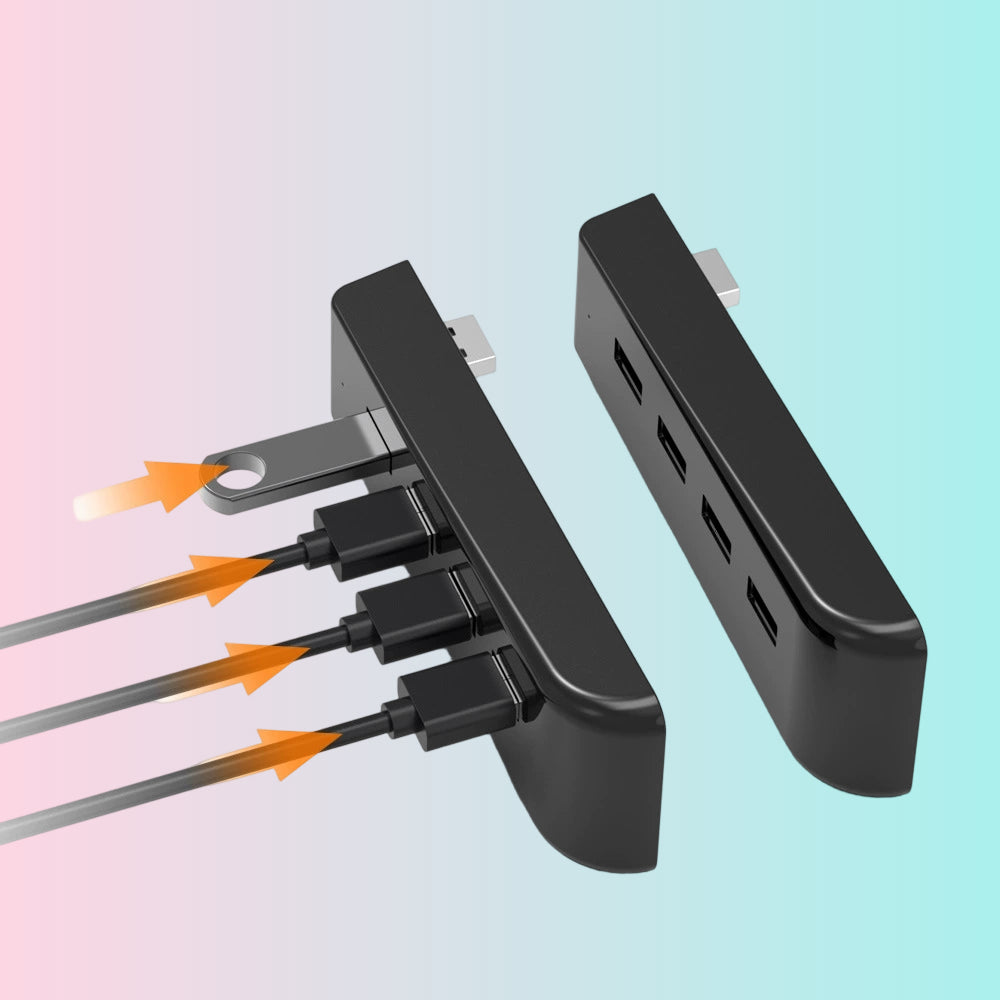 HUB Adapter_1-to-4 Splitter_PS5 USB Adapter_PS5 USB Extension