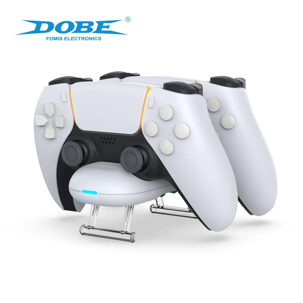 DOBE P5 Controller Charging Dock: P5 Dual-Controller Pin-Contact Charging Base TP5-2508