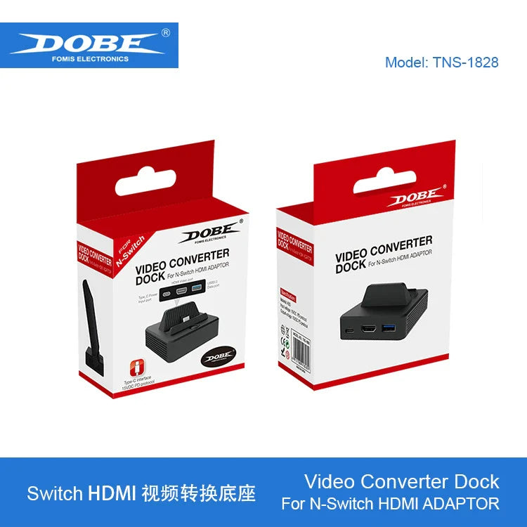 Switch_HDMI Video Adapter Dock, Portable TV Dock_Small-to-Large Screen Converter Adapter 1828