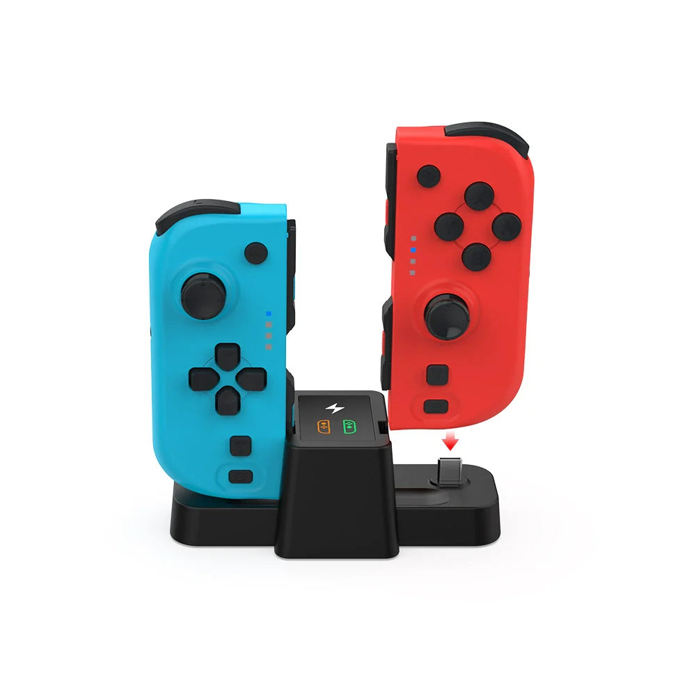 Switch OLED Mini Controller Charging Dock + Switch Controller Set with NFC Wake-Up Function and Indicator Lights tns-1191
