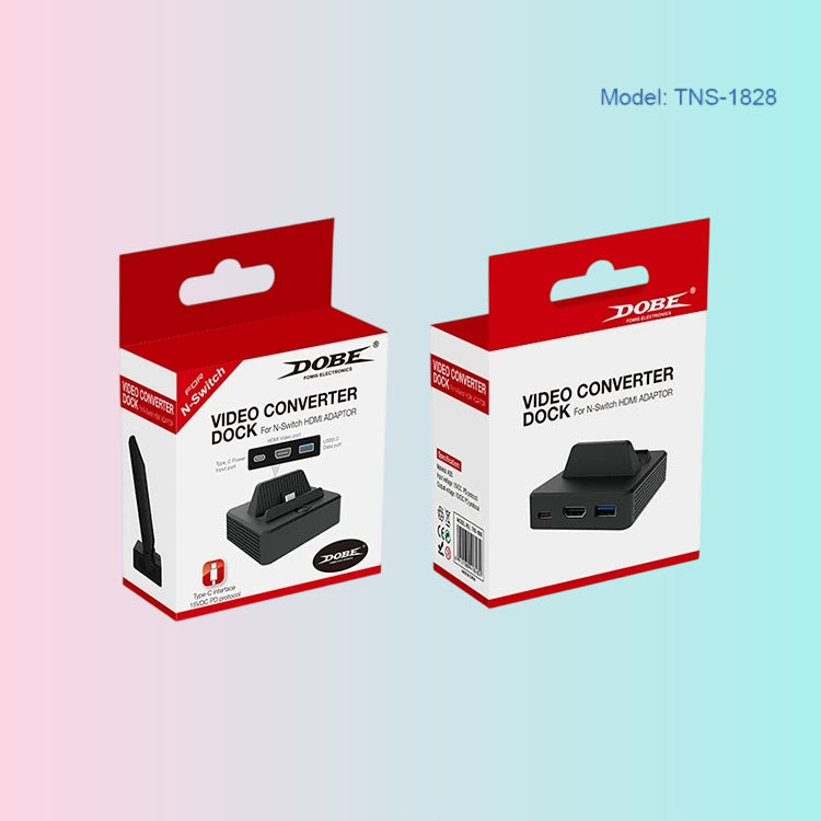 Switch_HDMI Video Adapter Dock, Portable TV Dock_Small-to-Large Screen Converter Adapter 1828