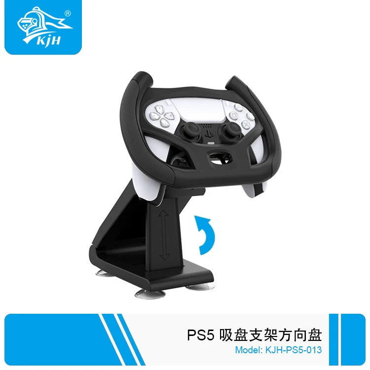 PS5 Steering Wheel Stand for P5 Controller_PS5 Controller Steering Wheel Mount with Suction Cup