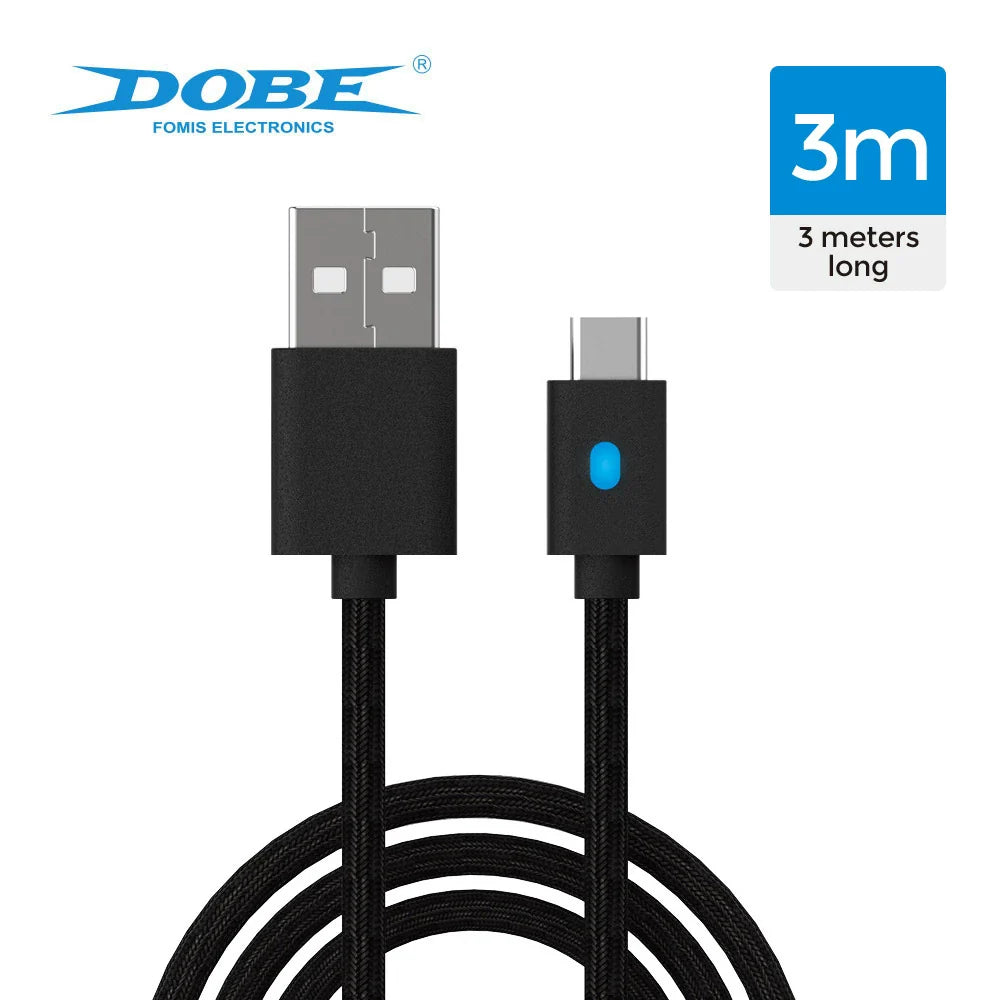 PS5 Charging Cable, PS5 Wireless Controller USB Charging Cable, NSpro Controller Charging-TP5-0803B Cable with LED Indicator