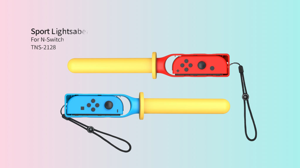 Switch Mini Controller Fencing Grips: Switch OLED Left and Right Controller Light Saber Grips (2-Pack)2128