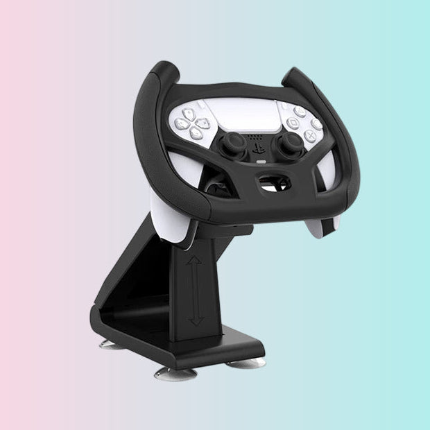 PS5 Steering Wheel Stand for P5 Controller_PS5 Controller Steering Wheel Mount with Suction Cup