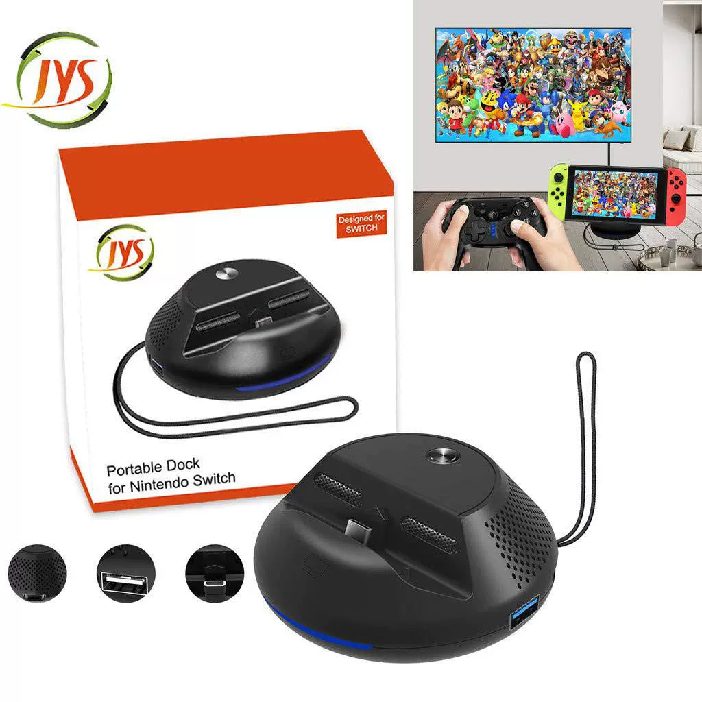 Switch HDMI Dock, Switch Portable Dock, Nintendo Switch Cooling and Charging Dock, Adapter 0450