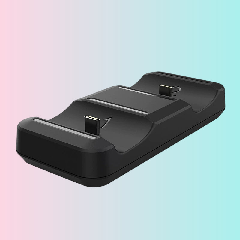 P5S Dual-Charging Dual-Dock PS5 Dual Controller Charging Dock PS5 Wireless Controller Charger HBP-262
