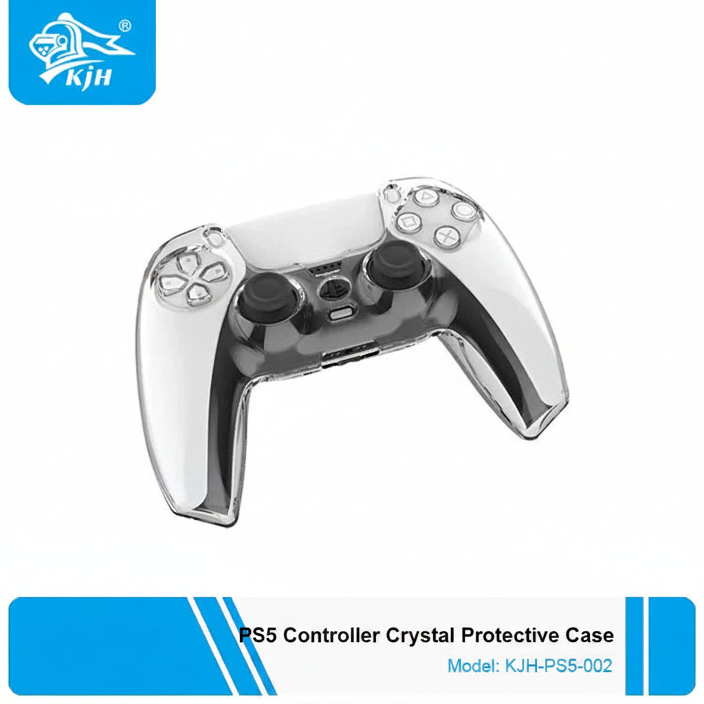 PS5 Controller Crystal Case | PC Transparent Split-Design Controller Protective Case | PS Controller Protective Cover KJH-P5-002