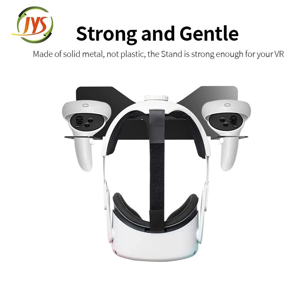Quest Wall-Mounted VR Headset Holder_Hook for PC/VR Headsets