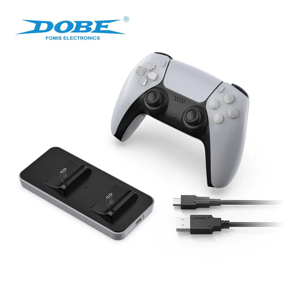 PS5 Dual Charger, PS5 Wireless Controller Dual Charging Stand, PS5 Controller Charging Dock, Wireless Controller Charger-TP5-0591