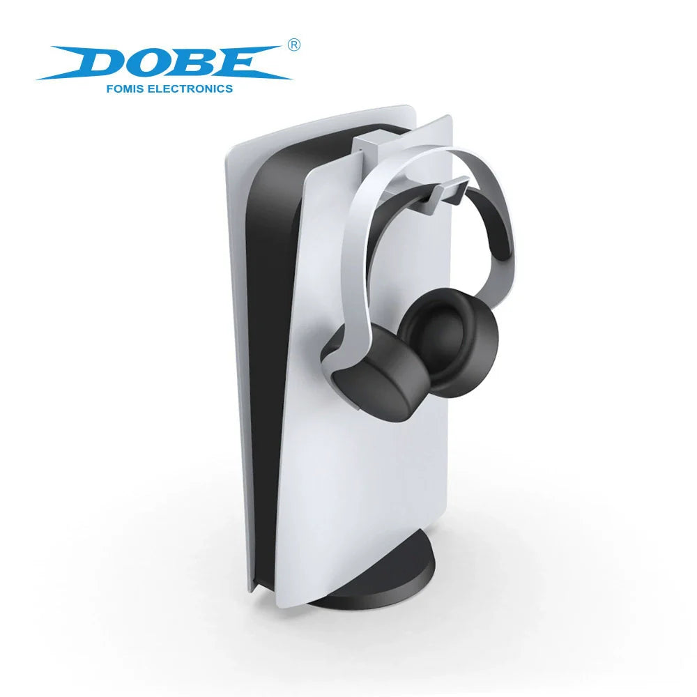 PS5 Console Wall Mount Headphone Storage Rack PS5 Side Mount Headset Holder TP5-0595
