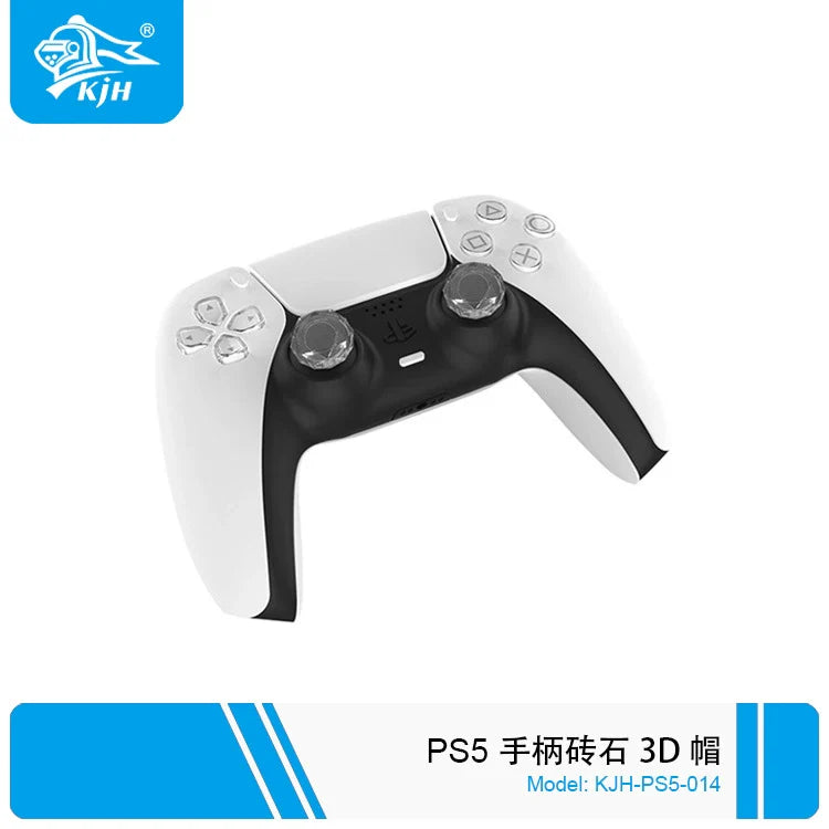 P5 Controller Diamond Pattern Caps | P5 Gaming Controller 3D Caps | Joystick Caps | P5 Keycaps (Set of 2)